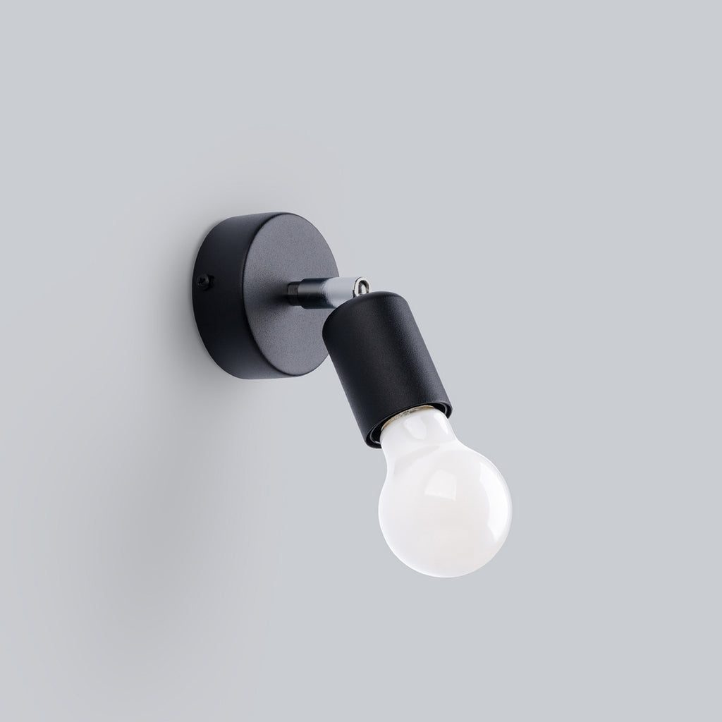 Wandleuchte FORNES 1 schwarz Sollux Lighting