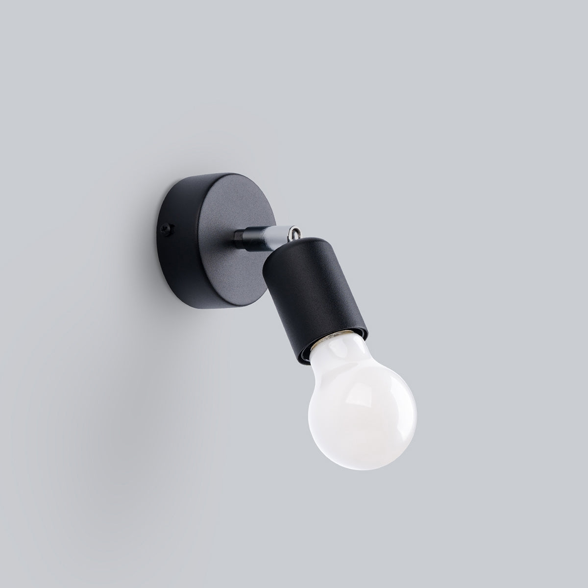 Wandleuchte FORNES 1 schwarz Sollux Lighting