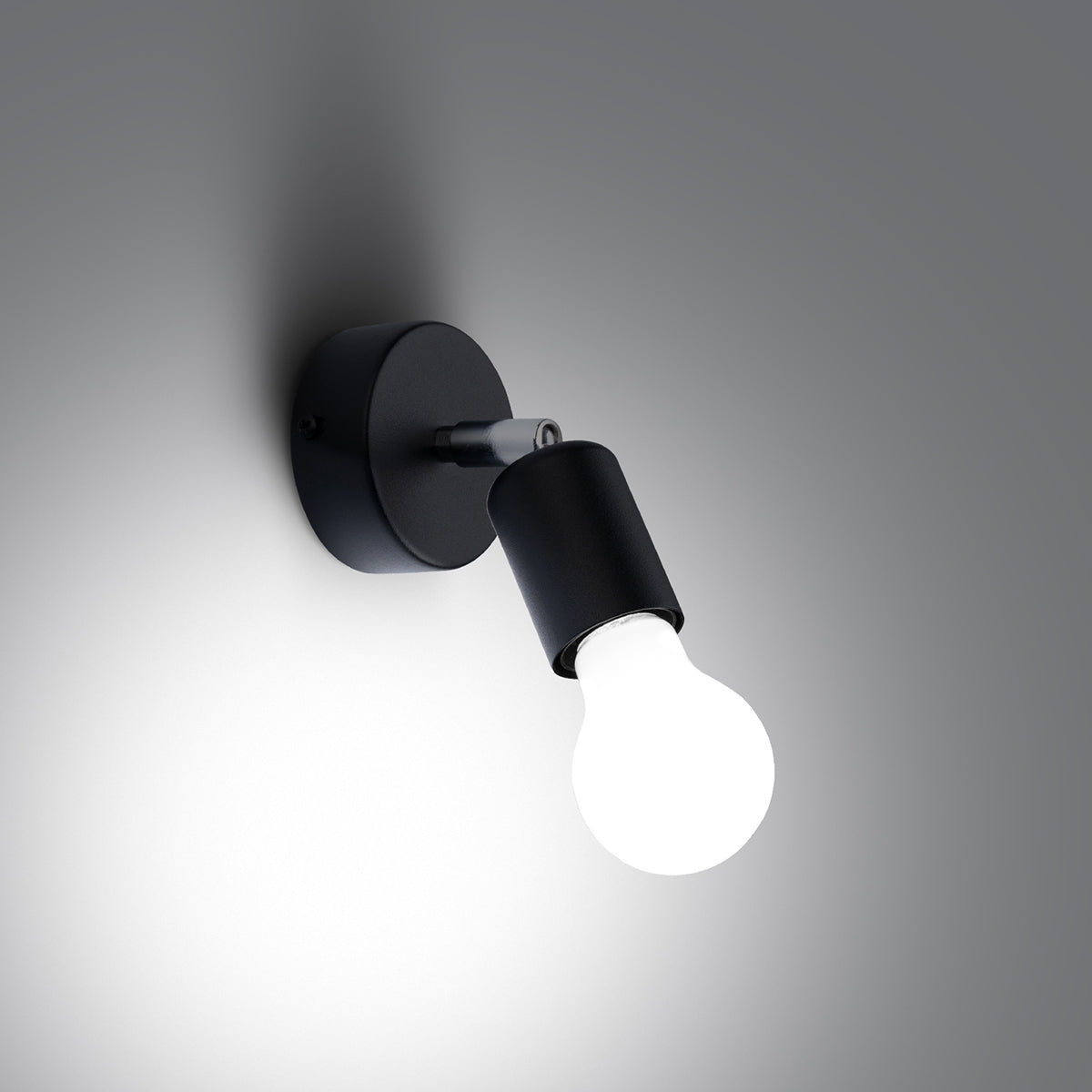 Wandleuchte FORNES 1 schwarz Sollux Lighting