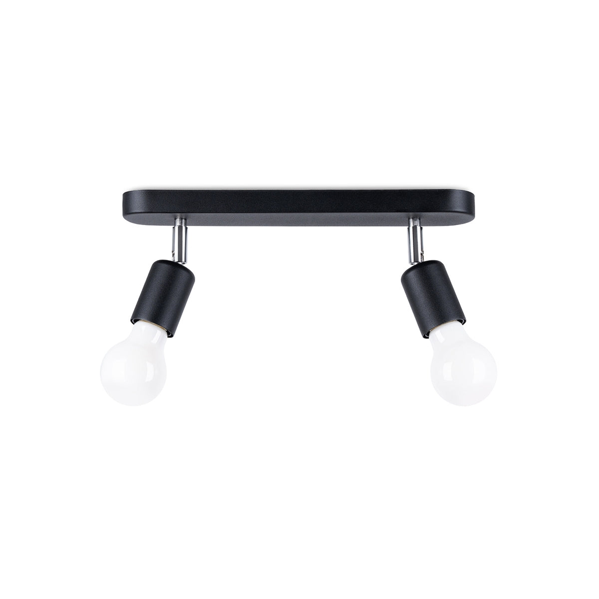 Deckenleuchte FORNES 2 schwarz Sollux Lighting