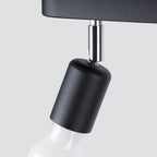 Deckenleuchte FORNES 2 schwarz Sollux Lighting