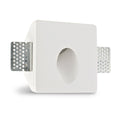 Gips Wand-Einbauleuchte, für G4/MR11 Spots, kleine Bauform