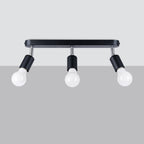 Deckenleuchte FORNES 3 schwarz Sollux Lighting