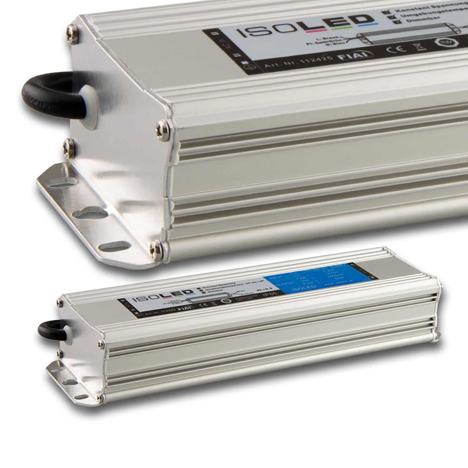 LED Trafo 12V/DC, 15-60W, IP65, dimmbar (Spannungssenke)