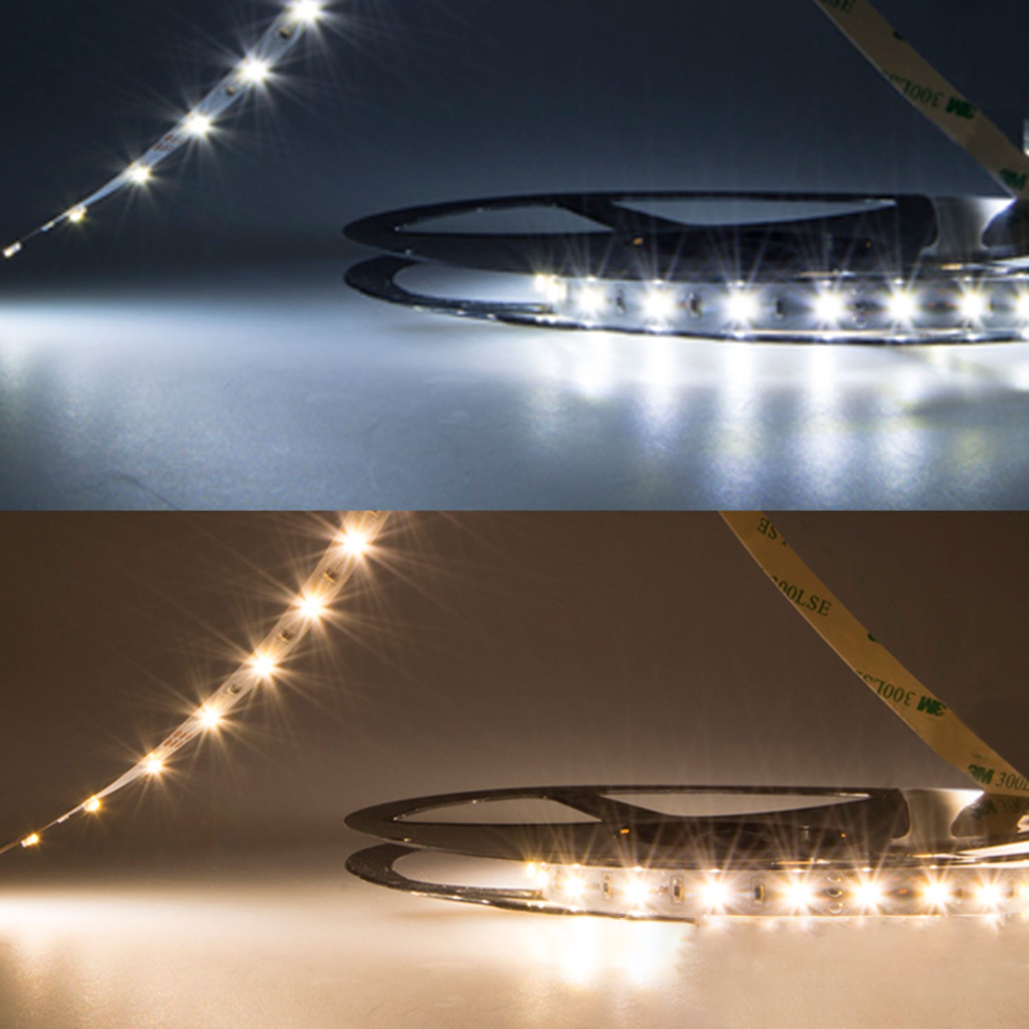 LED SIL830/860 CCT Flexband, 24V DC, 5W ww + 5W kw, IP20, 5m Rolle, 120 LED/m