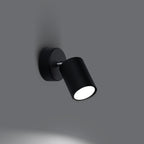 Wandleuchte LEMMI 1 schwarz Sollux Lighting