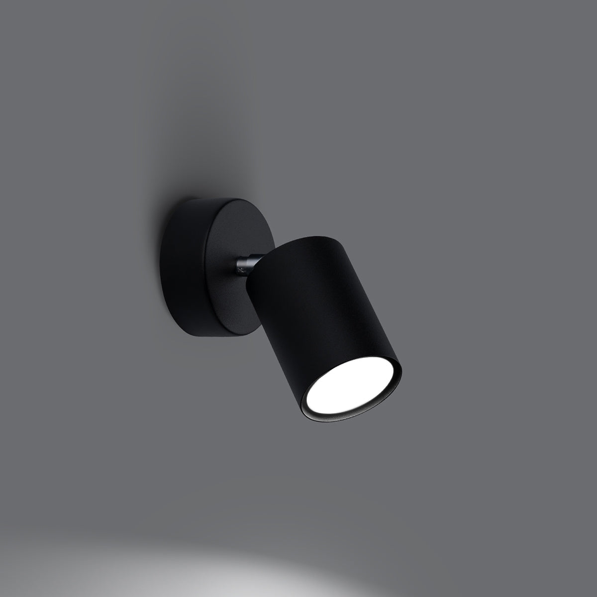 Wandleuchte LEMMI 1 schwarz Sollux Lighting