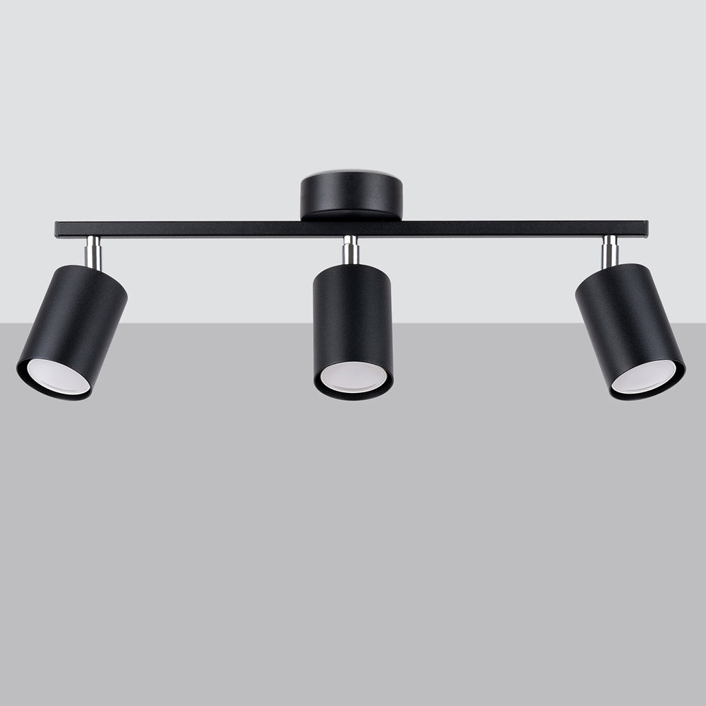 Deckenleuchte - Spot - Strahler LEMMI 3 schwarz Sollux Lighting