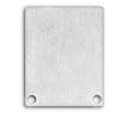 Endkappe EC45 Alu für SURF/DIVE20 FLAT mit COVER12, 2 STK, inkl. Schrauben
