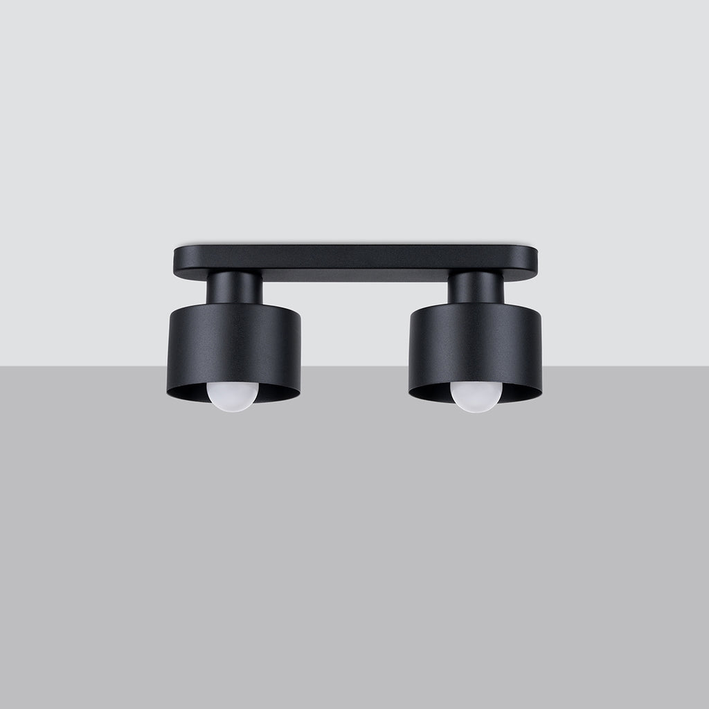 Deckenleuchte - Spot - Strahler SAVAR 2 schwarz Sollux Lighting