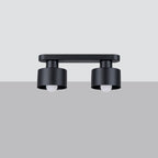 Deckenleuchte - Spot - Strahler SAVAR 2 schwarz Sollux Lighting
