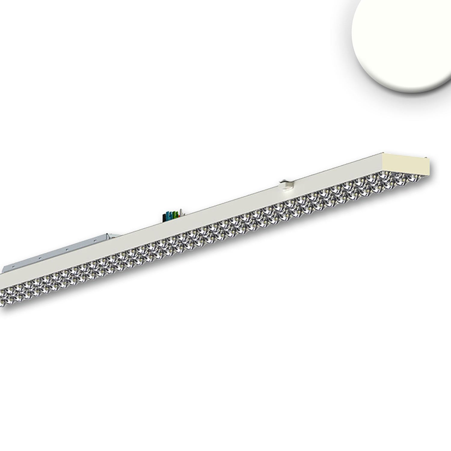 FastFix LED Linearsystem S Modul 1,5m 25-75W, 4000K, 180lm/W, 25° links/25° rechts, DALI dimmbar