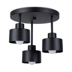 Deckenleuchte - Spot - Strahler SAVAR 3 schwarz Sollux Lighting