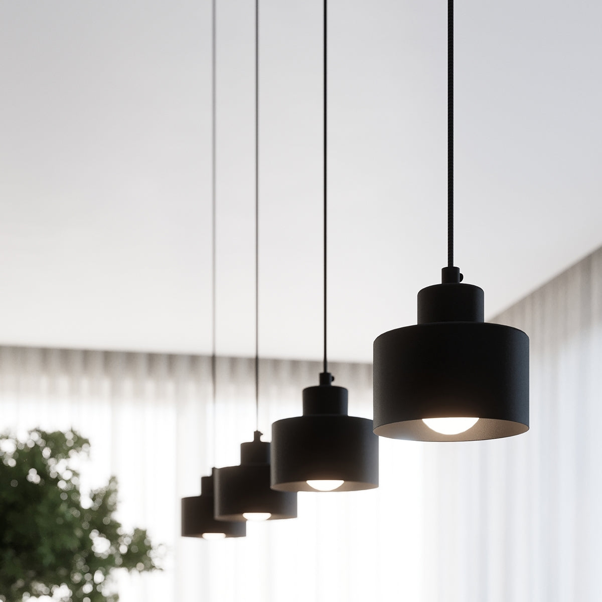 Deckenleuchte - Spot - Strahler SAVAR 3 schwarz Sollux Lighting
