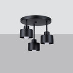 Deckenleuchte - Spot - Strahler SAVAR 3 schwarz Sollux Lighting