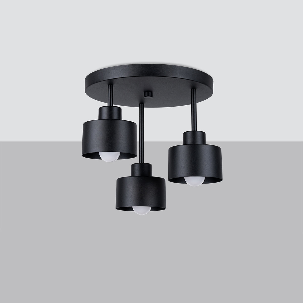 Deckenleuchte - Spot - Strahler SAVAR 3 schwarz Sollux Lighting