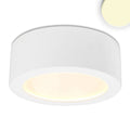 LED Aufbauleuchte LUNA 15W, weiß, rund, DN146, indirektes Licht, warmweiß