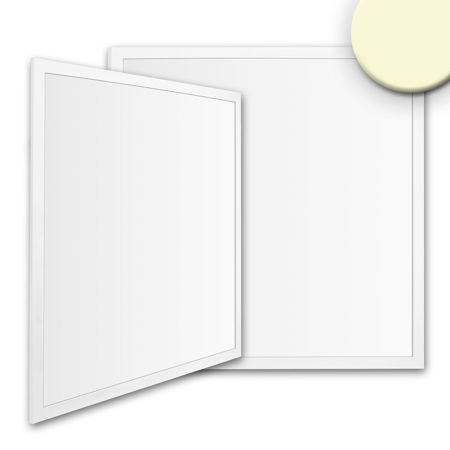 LED Panel Business Line 600 UGR<19 2H/2H, 36W, Rahmen weiß RAL 9016, warmweiß, KNX dimmbar