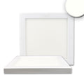 Deckenlampe Slim eckig, 220x220mm, weiß, 18W, Trafo integriert, neutralweiß