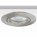 Einbaurahmen rund, Loch 68mm, Alu Nickel-Satin, für GU10/MR16 Spots