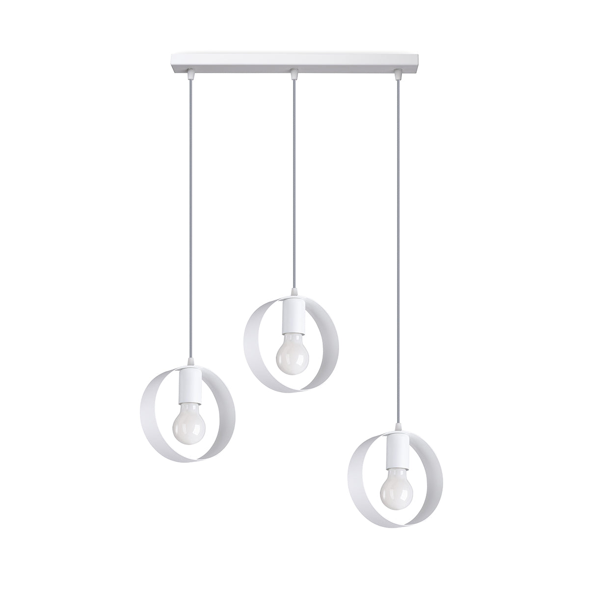 Pendelleuchte TITRAN 3 biała Sollux Lighting