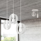 Pendelleuchte TITRAN 3 biała Sollux Lighting