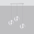 Pendelleuchte TITRAN 3 biała Sollux Lighting
