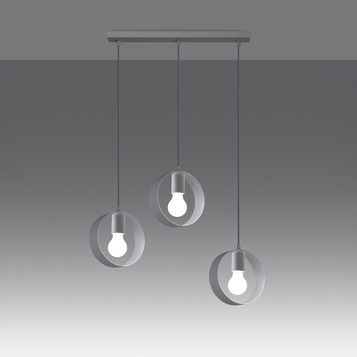 Pendelleuchte TITRAN 3 biała Sollux Lighting