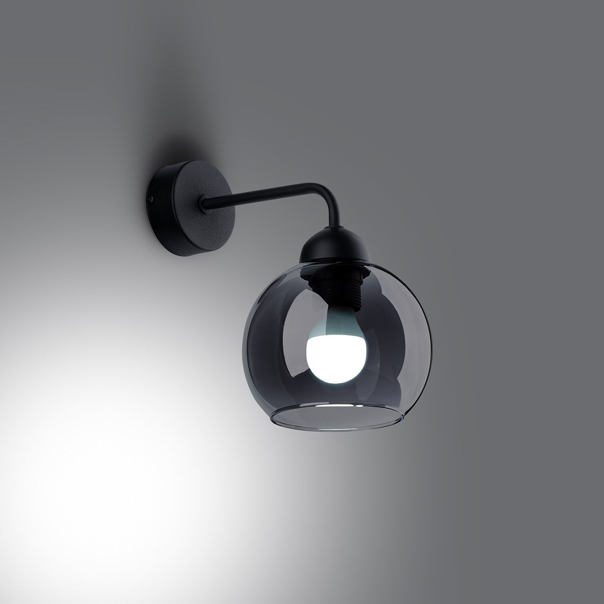 Wandleuchte ALINO 1 black Sollux Lighting