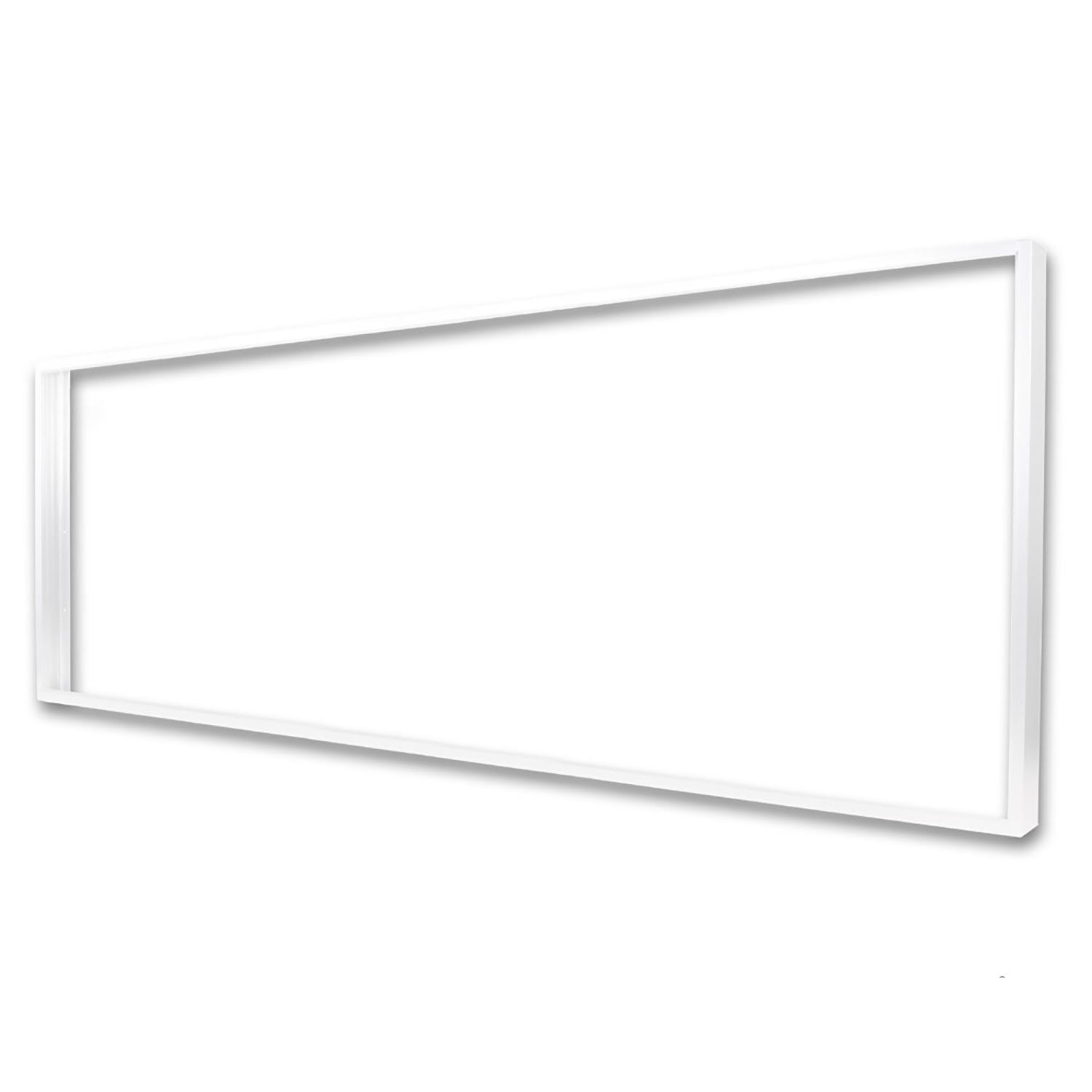 Aufbaurahmen weiß RAL 9016 für LED Panel 300x1200