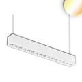 LED Aufbau/Hängeleuchte Linear Raster 20W, anreihbar, weiß, 3000|3500|4000K, inkl.Seil., exkl.Kabel