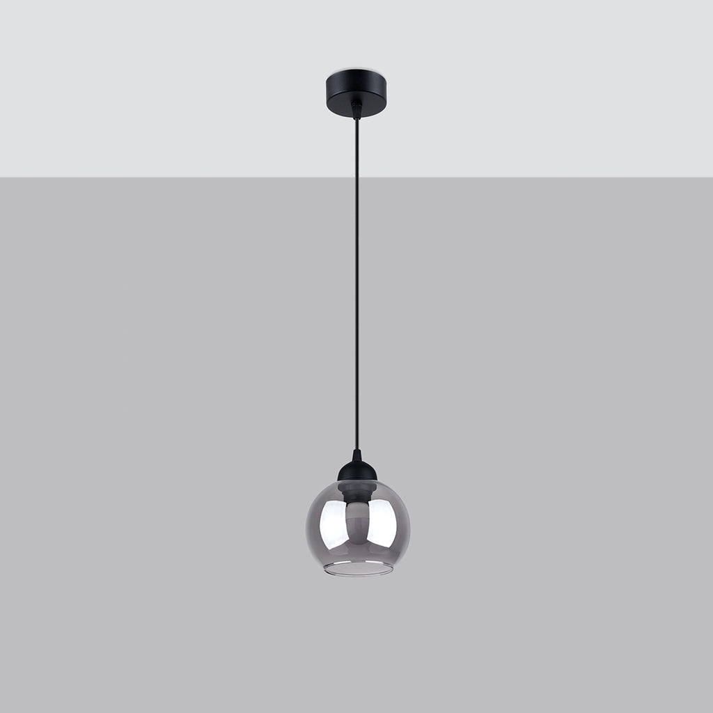 Pendelleuchte ALINO 1 schwarz Sollux Lighting