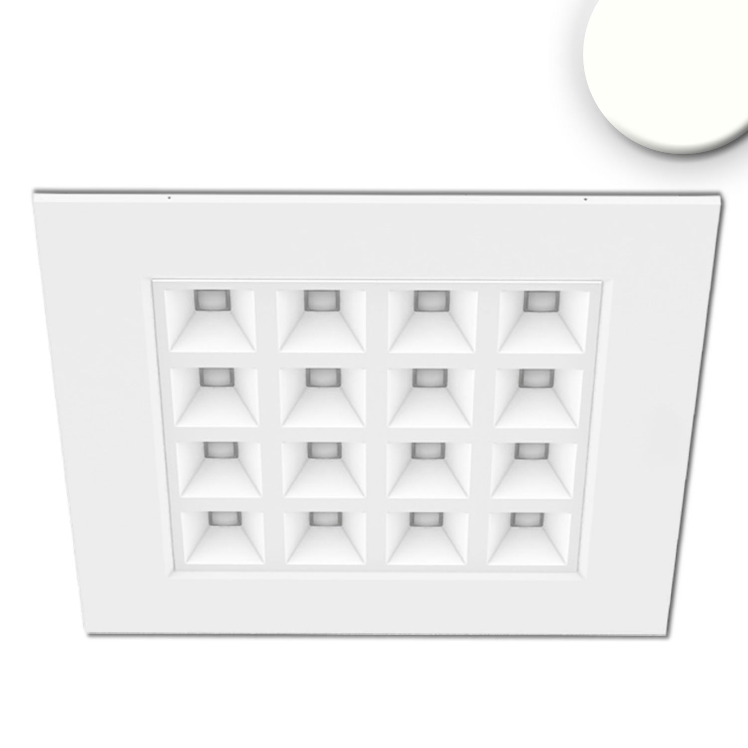 LED Panel UGR<16 Line 625, 36W, Rahmen weiß, neutralweiß, dimmbar