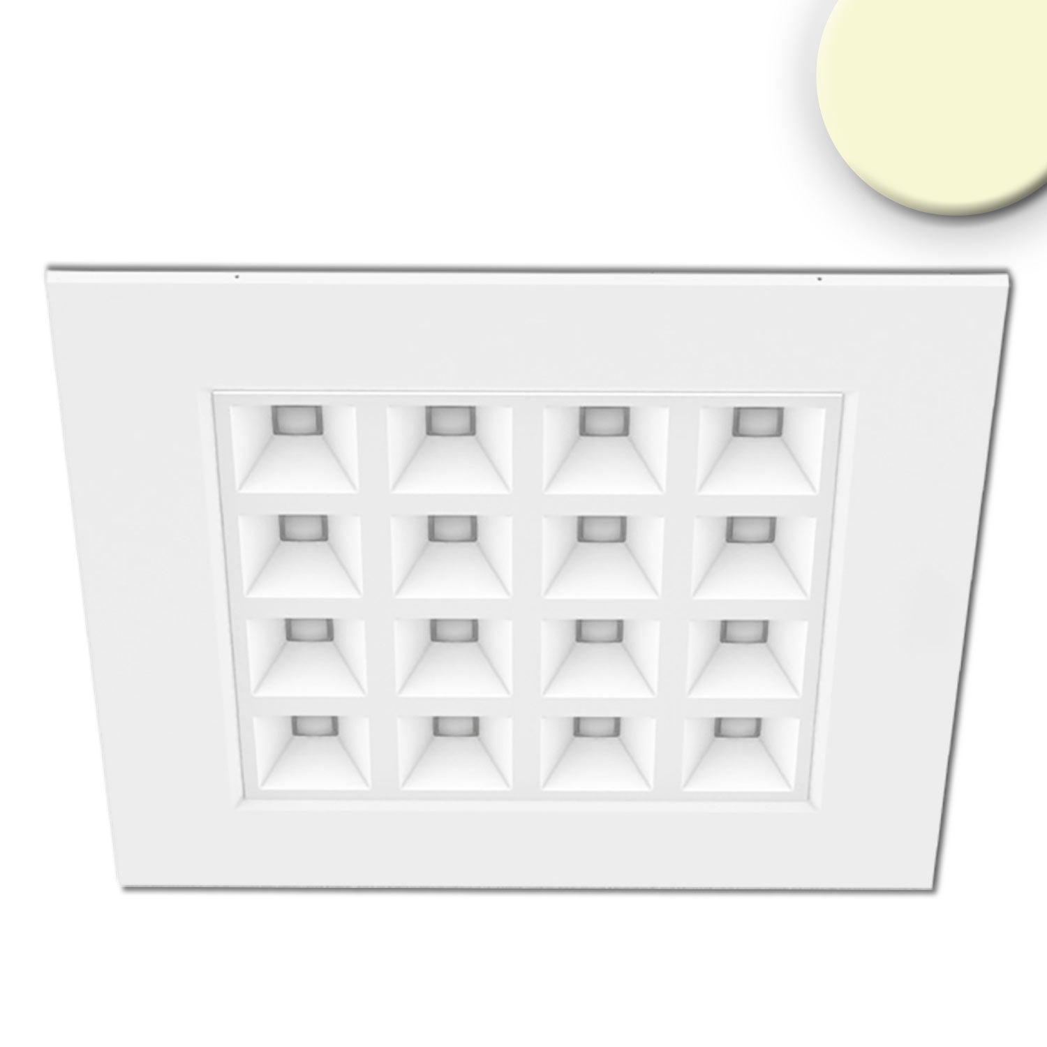 LED Panel UGR<16 Line 625, 36W, Rahmen weiß, warmweiß, dimmbar