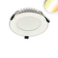 LED Downlight blendungsreduziert, 25W, rund, DN190, CRI90, Switch 3000|3500|4000K, dimmbar