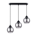 Pendelleuchte ALINO 3 schwarz Sollux Lighting