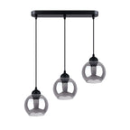 Pendelleuchte ALINO 3 schwarz Sollux Lighting