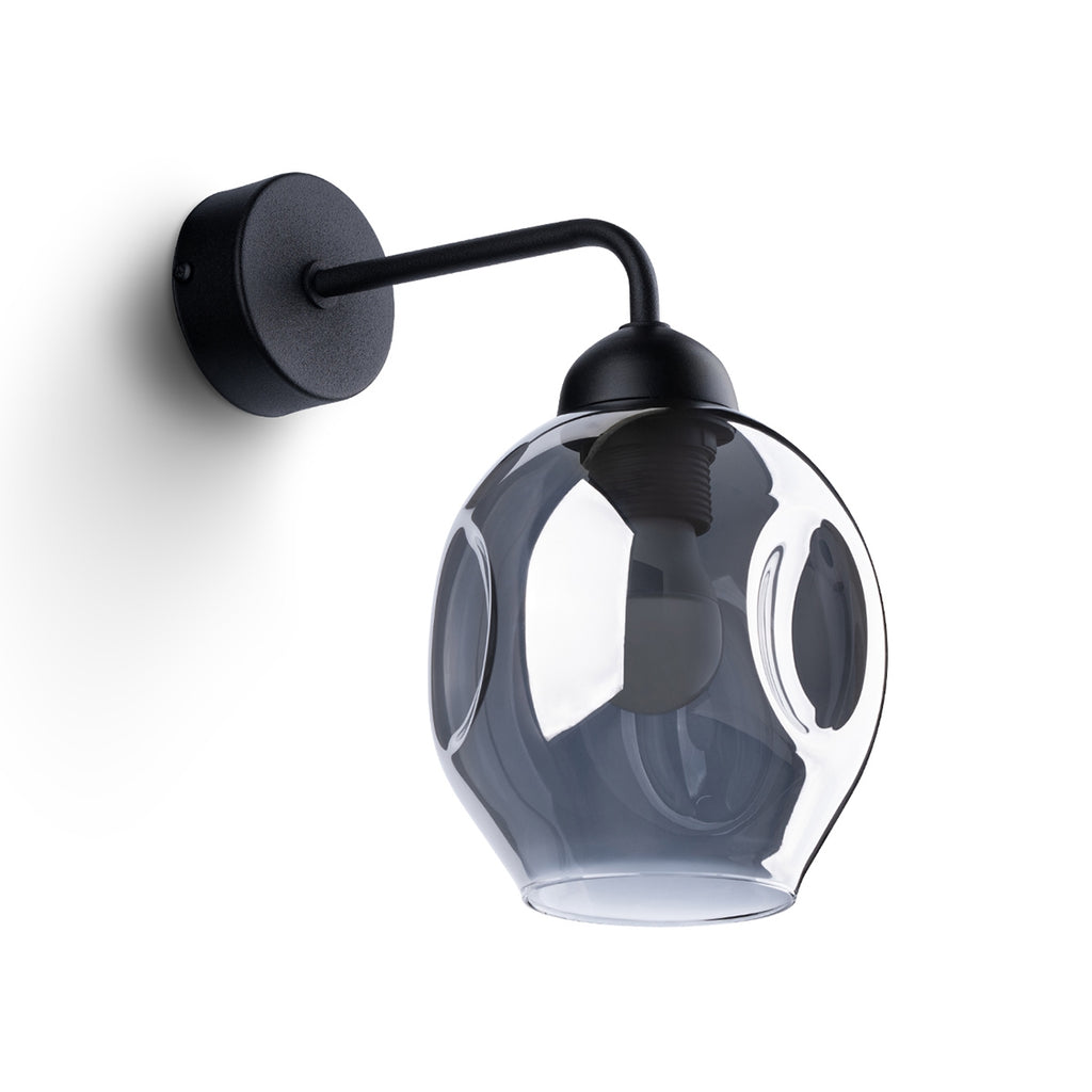 Wandleuchte FILLAN 1 schwarz Sollux Lighting