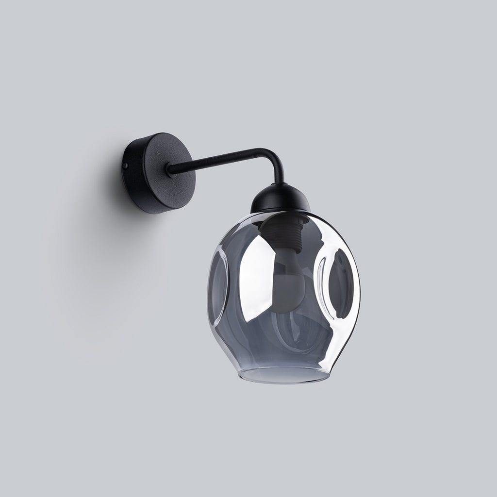 Wandleuchte FILLAN 1 schwarz Sollux Lighting