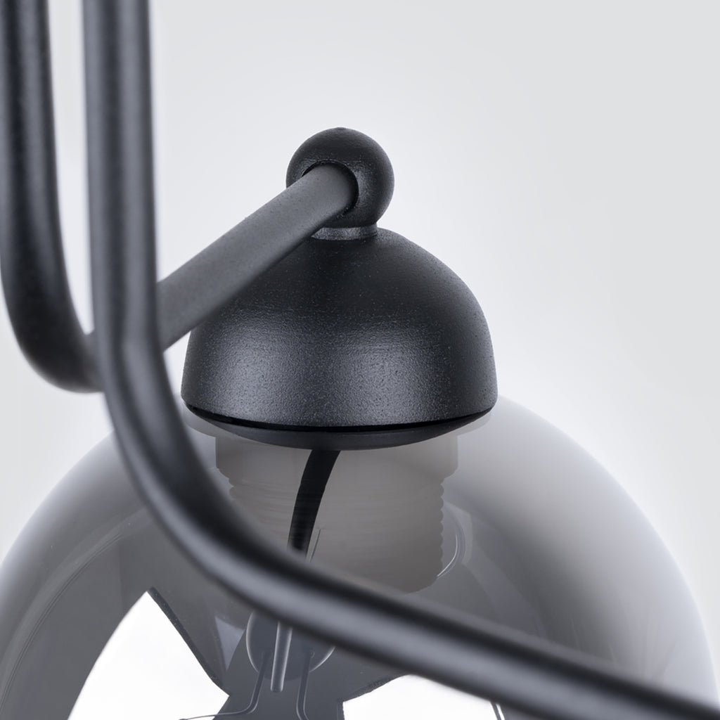 Pendelleuchte FILLAN 3 schwarz Sollux Lighting