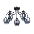 Pendelleuchte FILLAN 5 schwarz Sollux Lighting