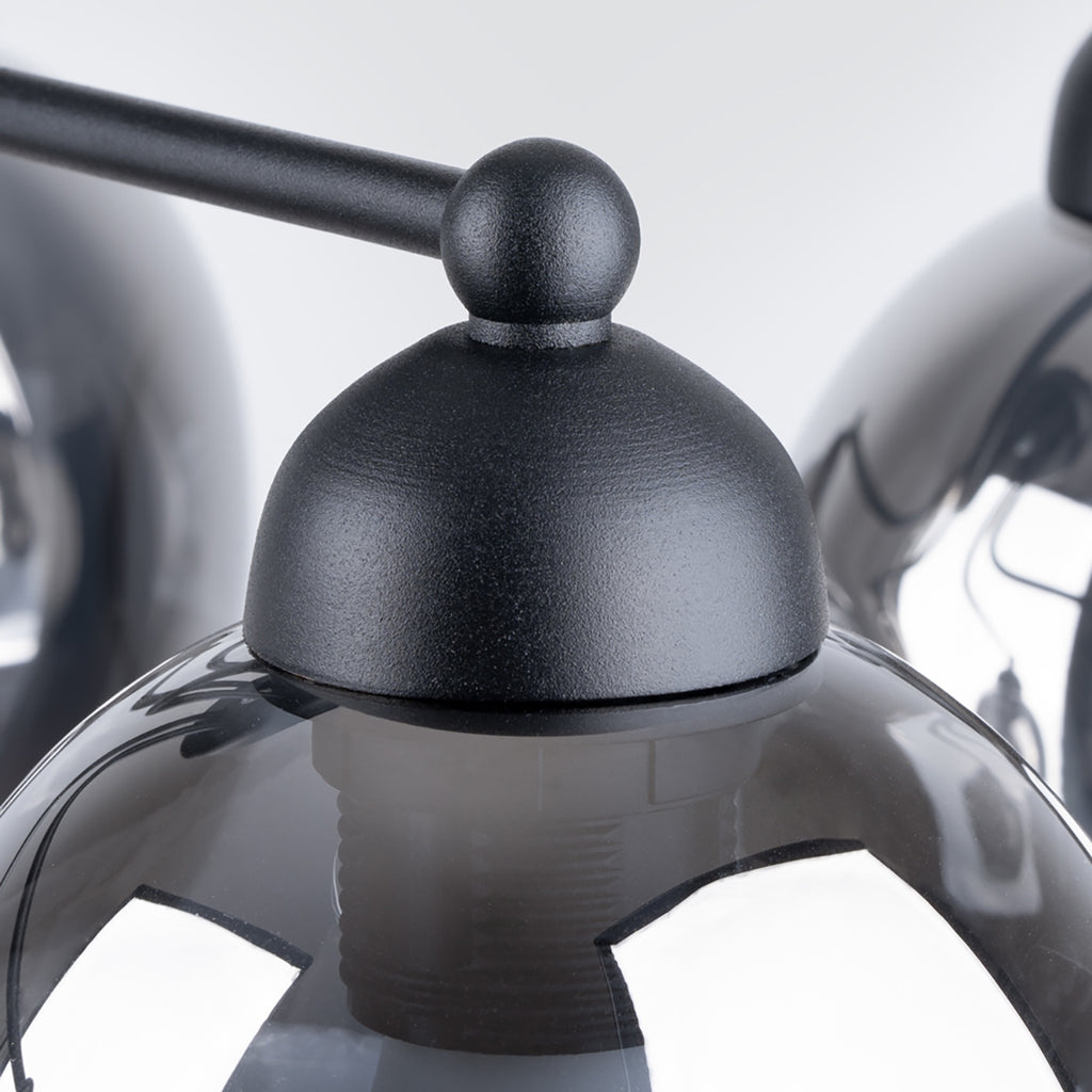 Pendelleuchte FILLAN 5 schwarz Sollux Lighting