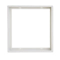 Aufbaurahmen weiß RAL 9016, Höhe 5cm, für LED Panels 600x600, steckbare Schnellmontage