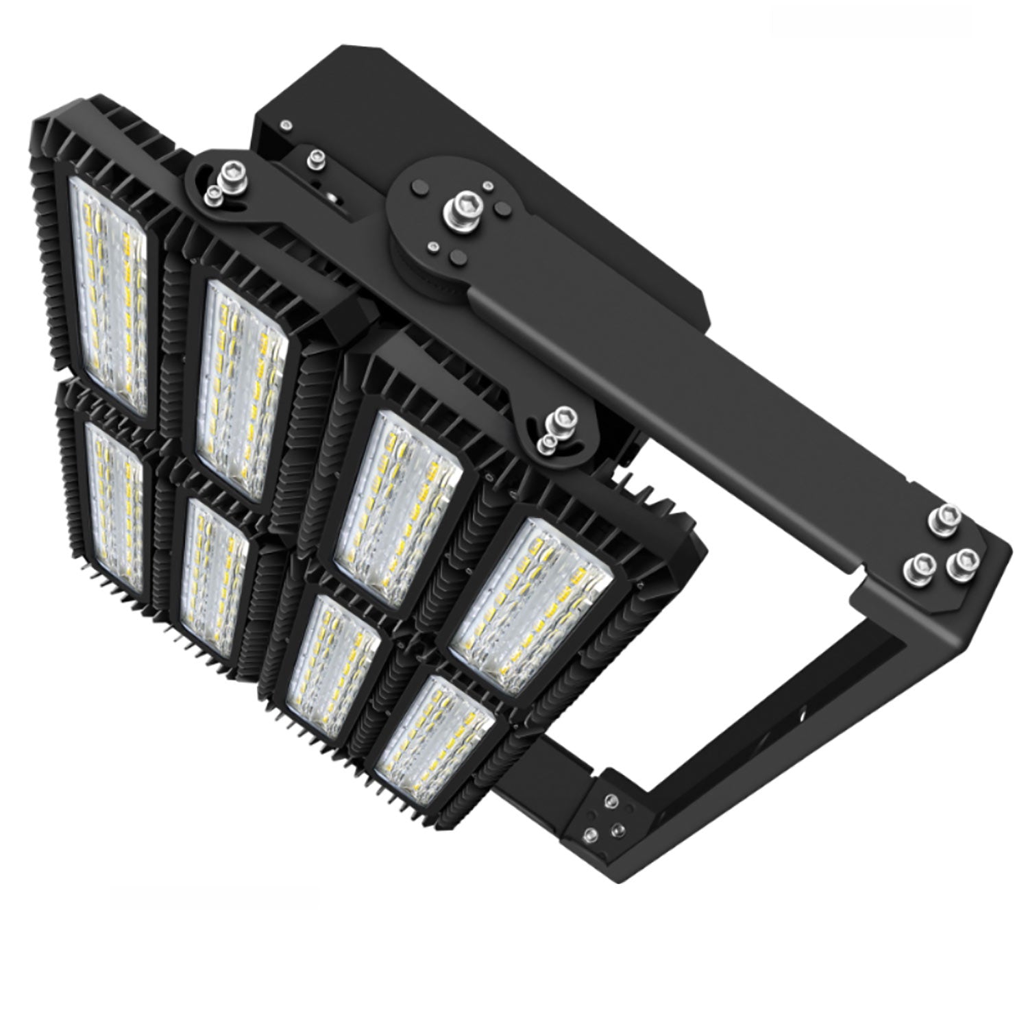 LED Flutlichtanlage 900W, 130x25°, 4 Module (Lichtpunkte), 1-10V dimmbar, 4000K, IP66