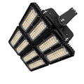 LED Flutlichtanlage 900W, 130x40°, 4 Module (Lichtpunkte), DALI dimmbar, 3000K, IP66 (ext. Trafo)