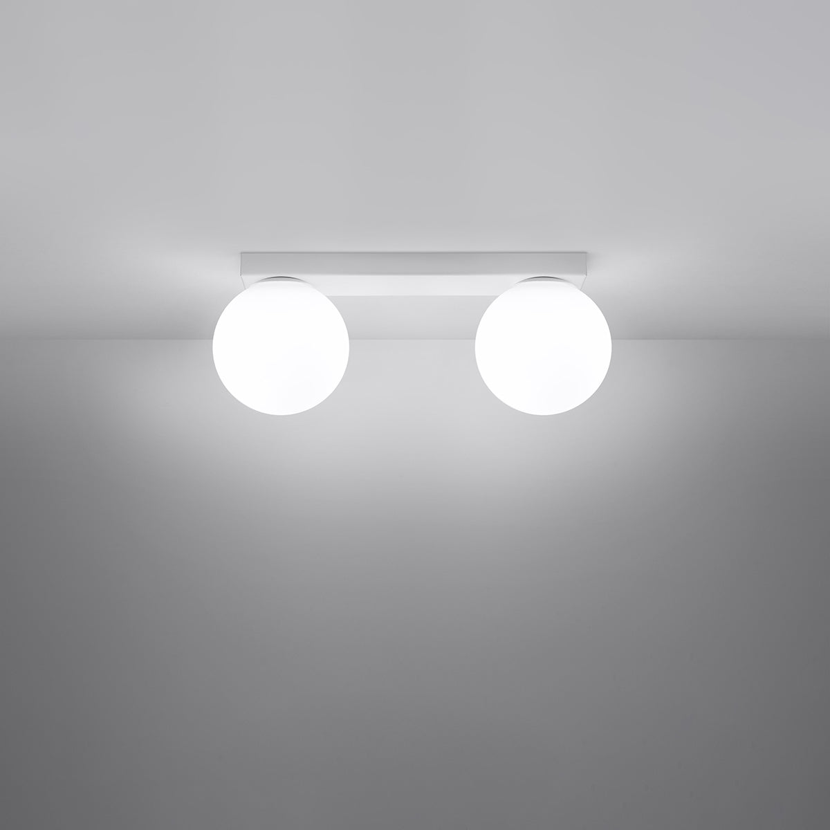 Deckenleuchte YOLI 2 weiß Sollux Lighting