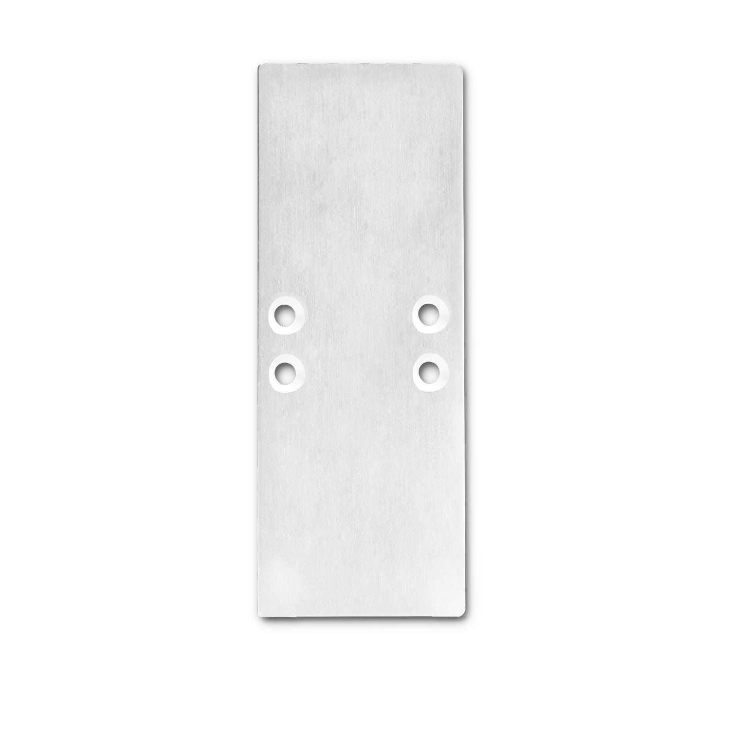 Endkappe EC66 Aluminium silber für Profil 2SIDE, 2 STK, inkl. Schrauben