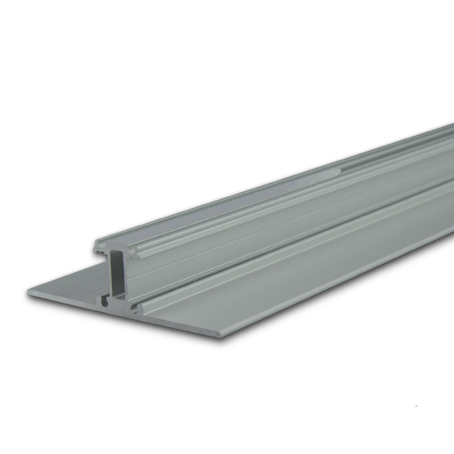 LED Leuchtenprofil 2SIDE Aluminium pulverbeschichtet silber, 200cm
