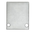 Endkappe EC89 Aluminium eloxiert für Profil HIDE SINGLE inkl. Schrauben