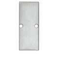 Endkappe EC90 Aluminium eloxiert für Profil HIDE DOUBLE inkl. Schrauben